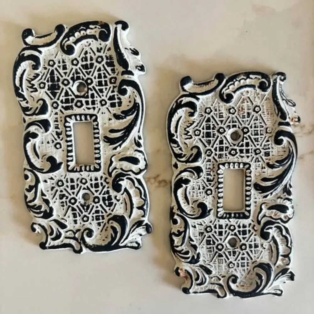 TWO Anthropologie Light Switch Plate Light Switch